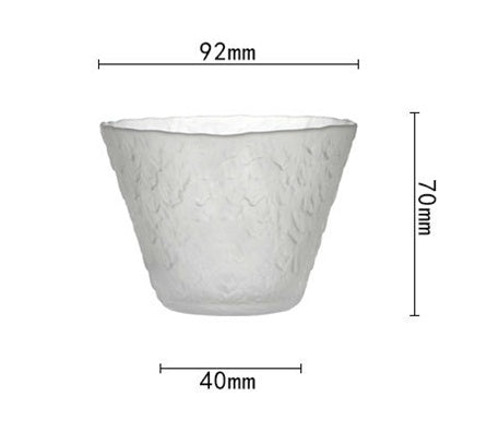 Japanese Edo Hand-Carved Whiskey Glass – Single or Sets