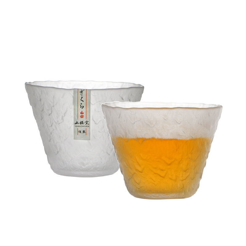 Japanese Edo Hand-Carved Whiskey Glass – Single or Sets