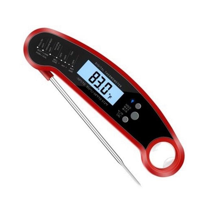 Food Kitchen Thermometer For Barbecue Grill - Waterproof Instant Read